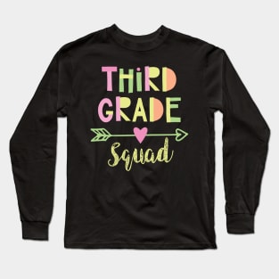 3rd Grade Squad Long Sleeve T-Shirt